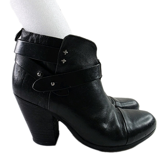 rag & bone Shoes - Rag & Bone Harrow Black Booties size 7 US (37.5 Eu) Women’s Boots Shoes Leather